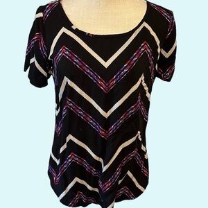 Copper Key top black with zig zag striping, large